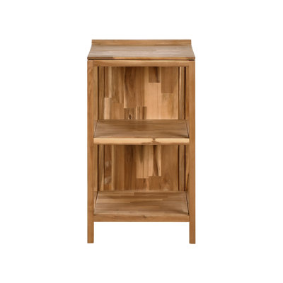 Outdoor Kitchen Island VENOSA Acacia Wood Brown