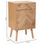 Verdell 42cm W Manufactured Wood Bedside Table