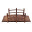 Wood Garden Bridge Garden Sign-490890398