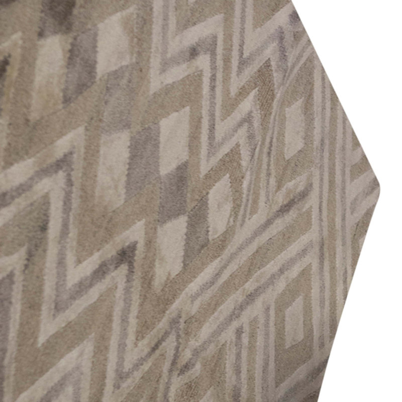 Tapis beige et multicolore de haute qualité noué à la main
