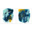 Intuitive Motion I and II - Sans cadre, reproduction d'art sur verre