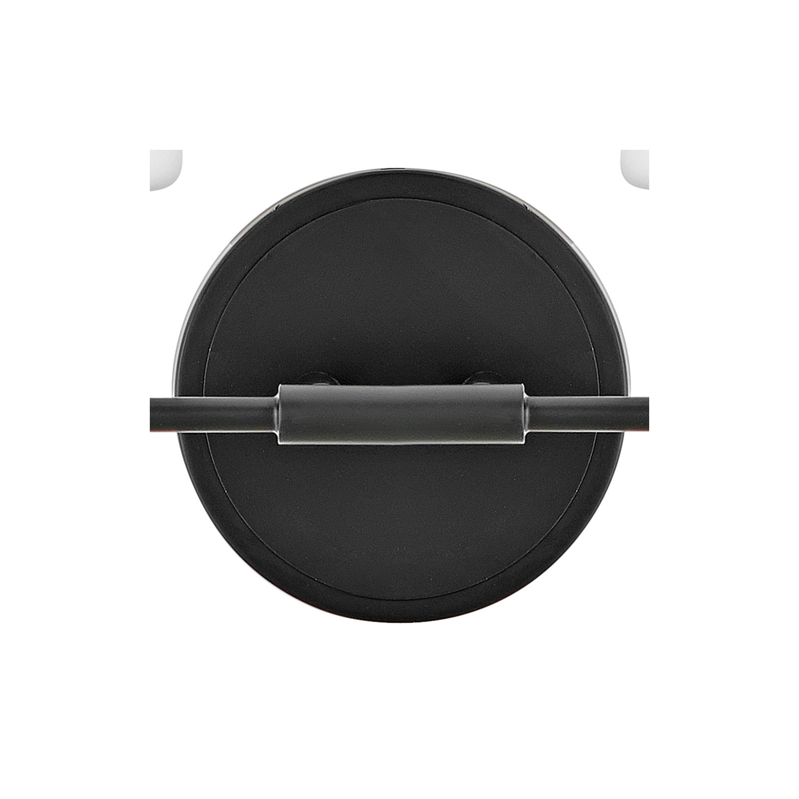 Fitz 4 Light Frosted Dimmable Vanity Light, Black