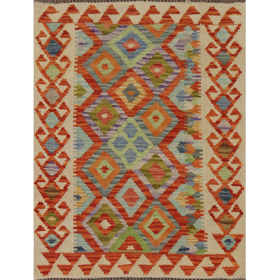Tapis décoratif South Western Kilim 3 x 4
