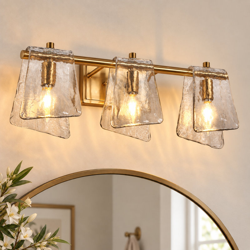 Éclairage pour meuble-lavabo à intensité variable 3 lumières l 23,6 po Elisabette