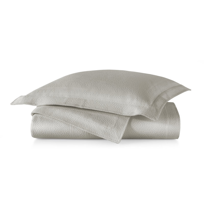 Montauk 100% Cotton Envelope Sham, Platinum, Standard