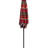 9FT UMBRELLA WITH LIGHT Red And Stripes-551164116