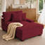 Chaise longue surdimensionnée en velours côtelé rouge avec accoudoirs et coussins Milbrey-1463754487-1463754480-1447035731