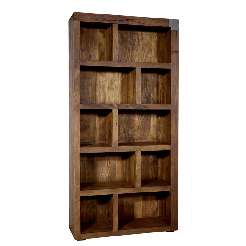 Amsterdam 204cm H x 100cm W Solid Wood Standard Bookcase