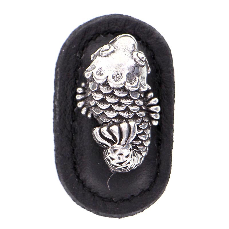 Pollino Novelty Knob, Black, Vintage Pewter