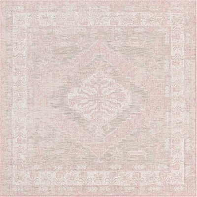 Tapis d'extérieur couleur nil rose