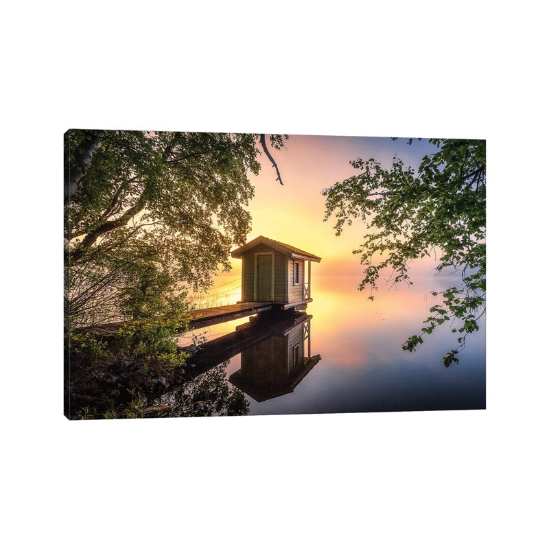 Katumajärvi Morning by Lauri Lohi - Wrapped Canvas Print, 20.32 cm H x 30.48 cm W