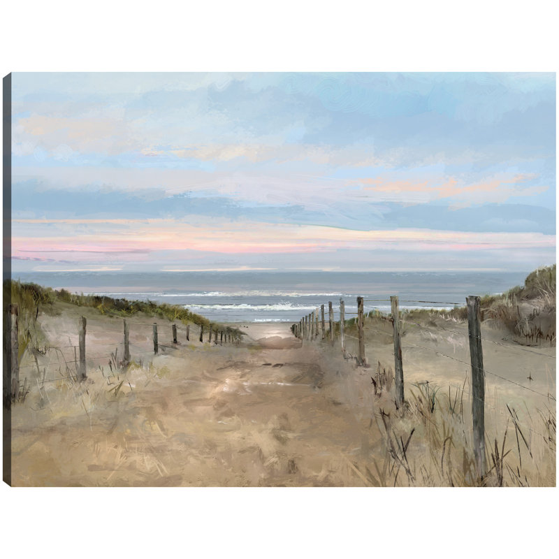 «Island Dawn» par Studio Arts, reproduction d'art sur toile, H 42 po x l 56 po x P 1,5 po, Toile tendue