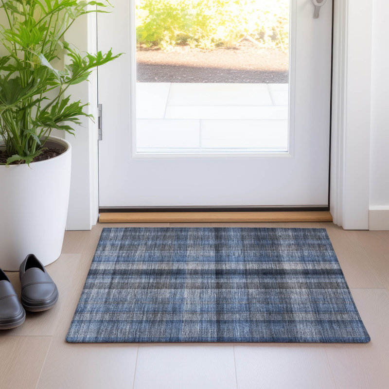 Tapis intérieur / extérieur Kinslee, Rectangle 1 pi 8 po x 2 pi 6 po