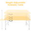 Table pliante portative jaune pâle 4Tt-691808944-691808948