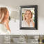 Miroirs de salle de bain modernes et contemporains en métal biseauté rectangulaire / carré avec verre trempé HD-67756022-67756030-71934697