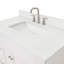 Meuble-lavabo sur pied simple 42 po avec plateau en quartz Hamlet-94003710