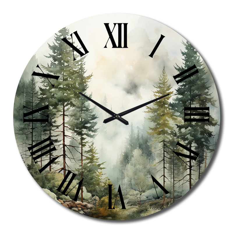 Dyani - Landscapes Wall Clock, Large