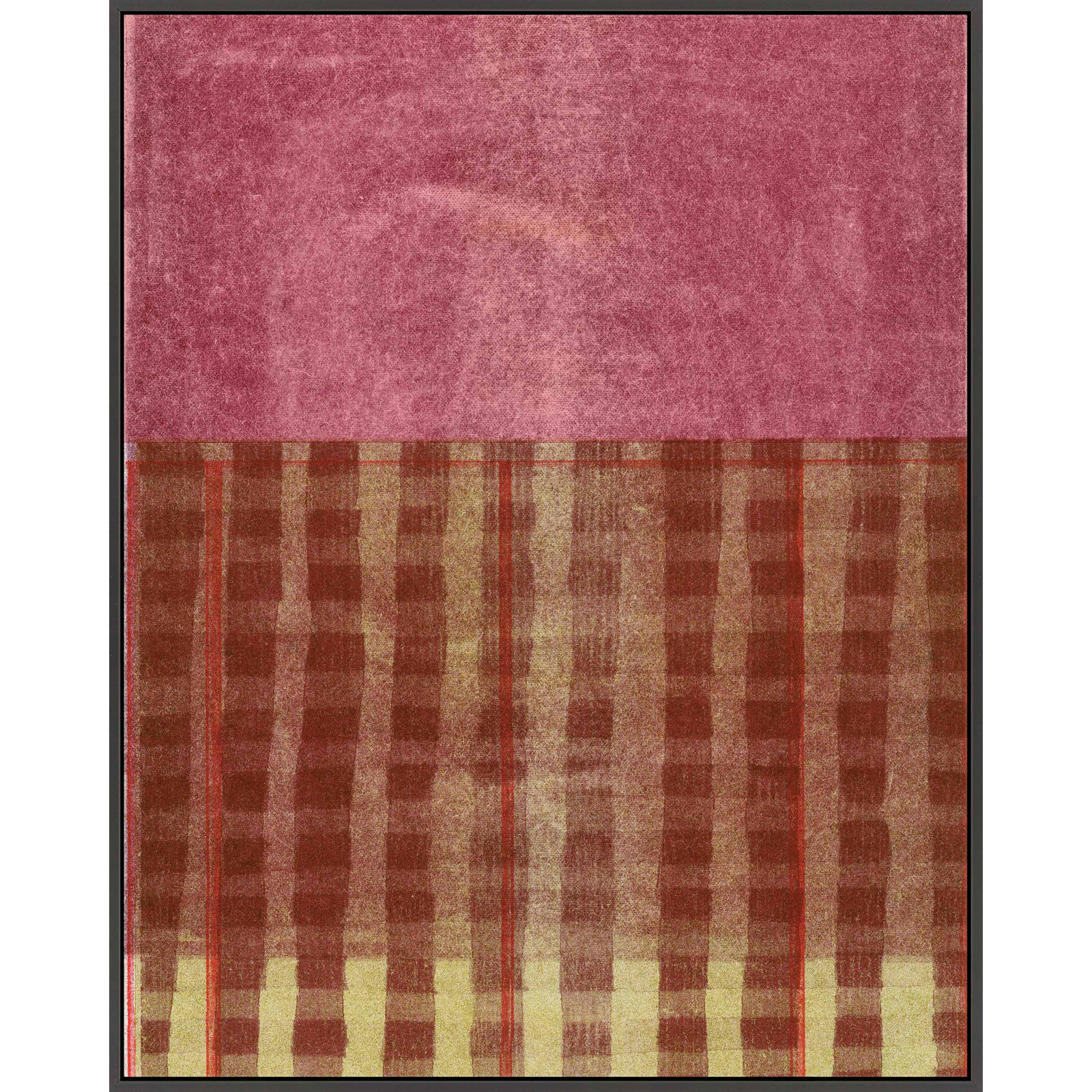 Mulberry by Mo Neuharth - Framed Wall Art, 30" H x 24" W, White, Framed Wrapped Canvas