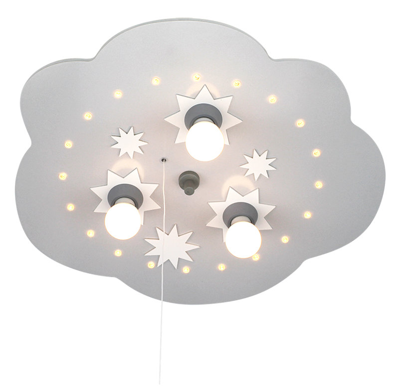 Drumm LED Flush Mount, Matt brushed nickel