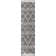 Cantera Shag Plush Tassel Moroccan Tribal Geometric Trellis Gray/Ivory Rug