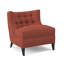 Chaise d'appoint avec coussin en polyester de 29 po de largeur Social-41242336-96915533