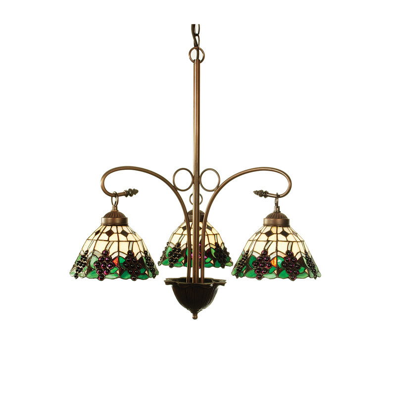 Lustre classique / traditionnel à 3 lumières Diane