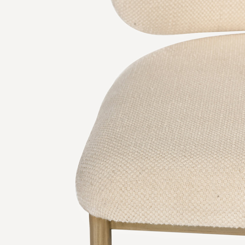 Tabouret de bar et de comptoir rembourré Margot, Tabouret de comptoir (assise de 24 po de hauteur)