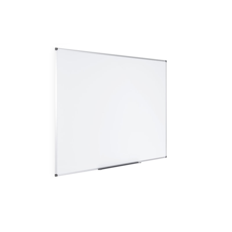 Maya Wall Mounted Magnetic Whiteboard, 120cm H x 200cm L x 1.5cm D