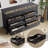 10 Drawer Dresser for Bedroom, 52" Chest of Drawers with Deep Drawers, Long TV Stand Dresser, Modern Wooden Storage Dresser-1552860648