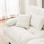4 Canapé modulaire en chenille blanc: canapé confortable pour un appartement. Revêtement. Conception exquise rembourrée. Rembourrage intérieur. Combinaisons flexibles. Accoudoirs avec soutien supplémentaire. Coussins décoratifs-1304502635-1304502636