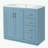 Bathroom Vanity with Sink, 3 Drawers, 2 Doors and metal handles-766394366