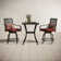 Square 2 - Person 31'' Long Bar Height Dining Set With Cushions