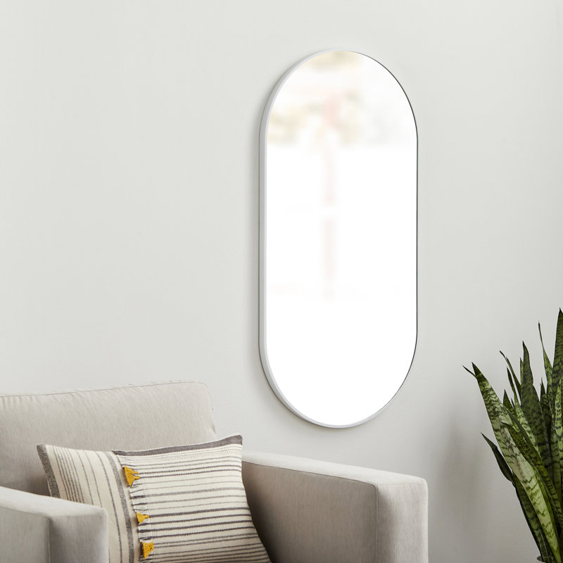 Destefano Essence Accent Mirror, 39" x 20", White