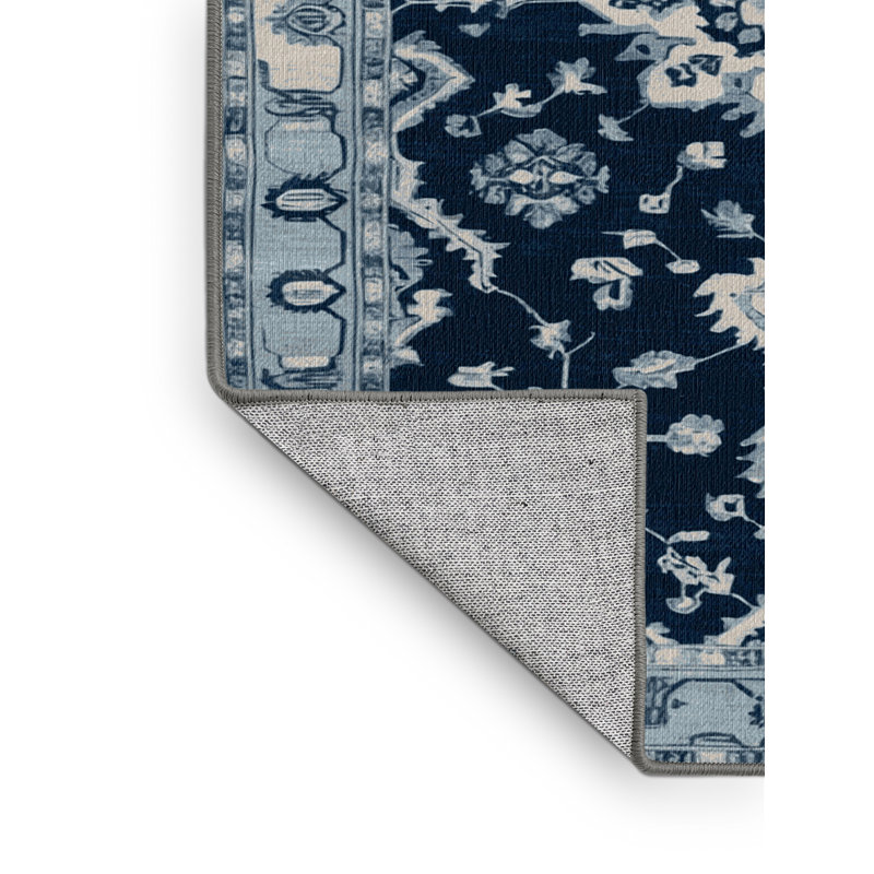 Machine Washable Overdyed Grey Area Rug, Square 3'