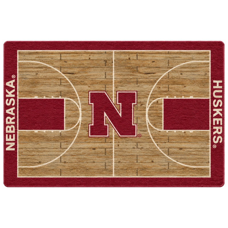 Tapis Université de l'Université du Nebraska, Rectangle 5 pi 4 po x 7 pi 8 po