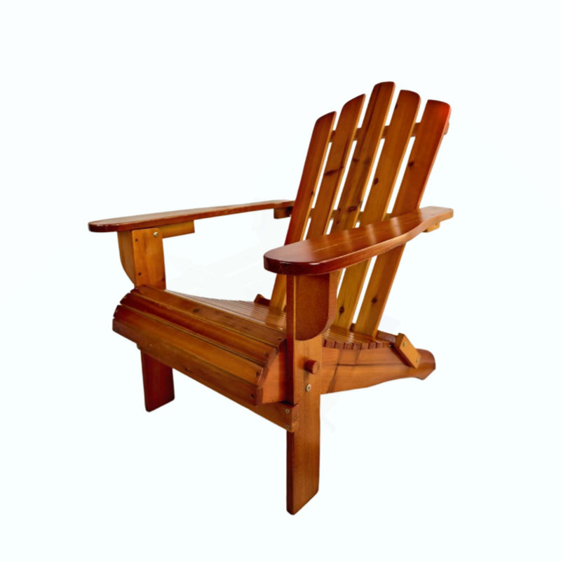 Chaise de patio en bois pour l'extérieur ou l'intérieur, pliable, chêne
