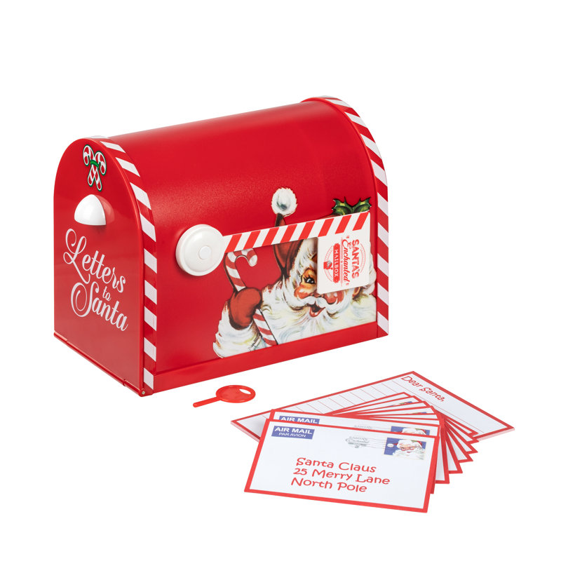 Magie de Noël 10 po. Boîte aux lettres enchantée du Père Noël