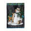 Drapeau de jardin Woodman Snowman and Friends