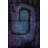Vintage Swedish Rya Rug, Blue With Scandinavian Abstract Patterns - Rug & Kilim