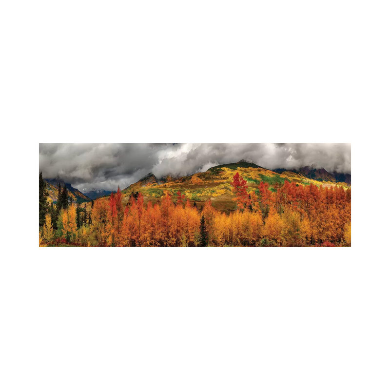 Autumn Scene At Crested Butte, Colorado - Wrapped Canvas Panoramic Gallery-Wrapped Canvas Giclée