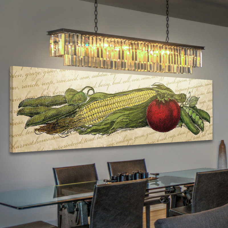 Fruit And Veg C - Wrapped Canvas Print, 38 cm H x 114 cm W