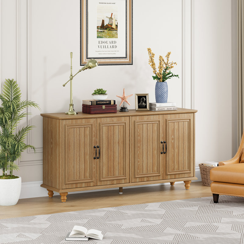 4 - Door Accent Cabinet, Natural