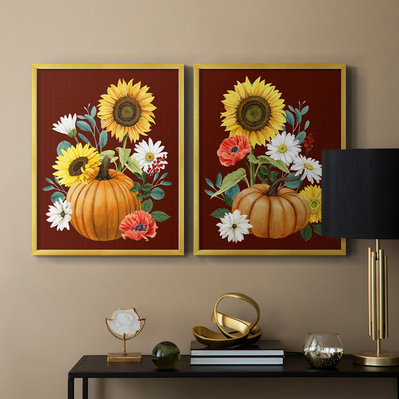 «Beautiful Fall I», reproduction encadrée de qualité supérieure - prête à être accrochée - aucun clou requis - aucun clou requis