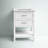 Sinclaire 24 " W Freestanding Standard Free Standing 1 Single Vanity Bathroom Vanity With Engineered Marble Top-595369484
