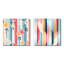 Jaylen - Ensemble de 2 collages carrés à formes abstraites-101854967-101854968