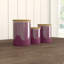 Wood Jar - Set of 3-14504245