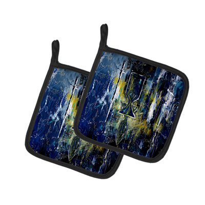 Caroline's Treasures Martin Welch New Artwork Polyester Potholder Set