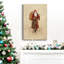 Père Noël en toile tendue avec châssis - Père Noël prêt à accrocher-525577067