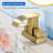 Waterfall Bathroom Sink Faucet 4 Inch Faucet 2 Handle Lead-free Centerset Bathroom Faucet With Water Supply Lines Pop Up Drain 2 Or 3 Holes Bathroom Basin Lavatory Mixer Taps-107328673