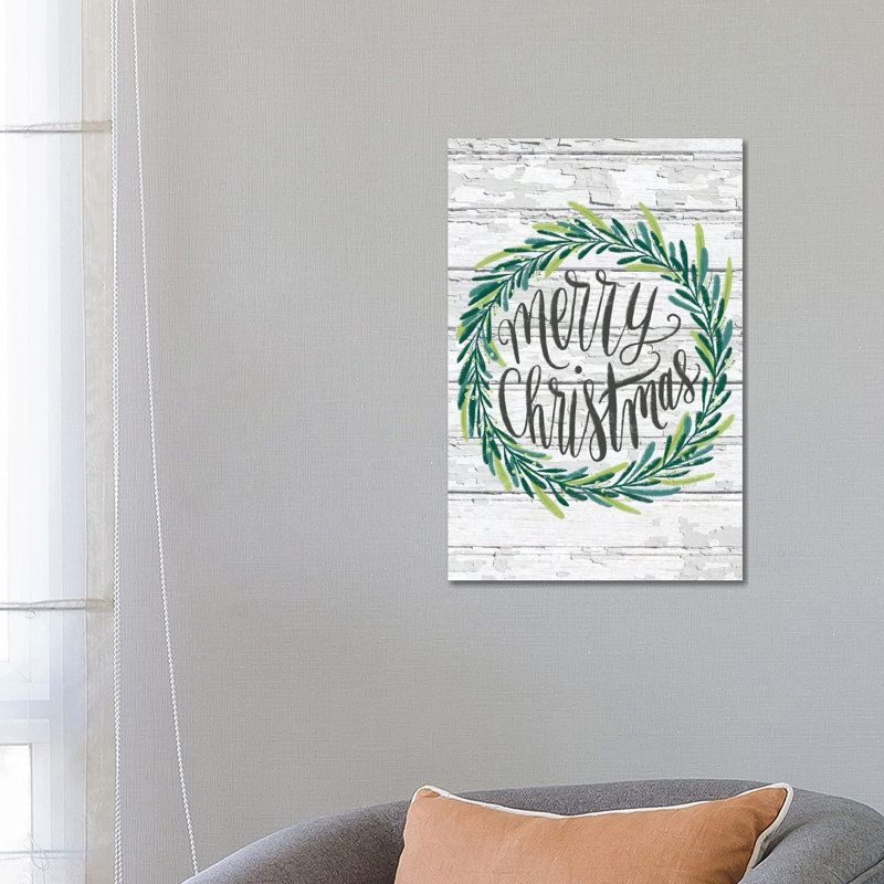 Christmas Greenery I by Amanda Mcgee - Print on Canvas, 66.04 cm H x 45.72 cm W